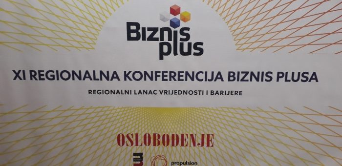 NAŠA KOMPANIJA UČESNIK 11. REGIONALNE KONFERENCIJE „BIZNIS PLUS“ U SARAJEVU